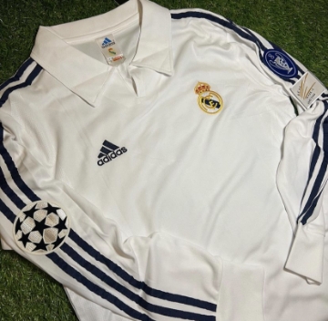 Picture of Real Madrid 2002 Home Zidane Long - Sleeve