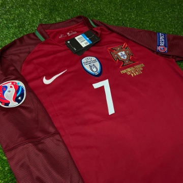 Picture of Portugal 2016 Home Ronaldo Long-Sleeve
