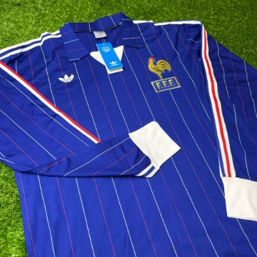 Picture of France 80/82 Home Platini Long - Sleeve