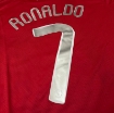 Picture of Manchester United 2008 Home Ronaldo Long - Sleeve 