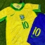 Picture of Brazil 2024 Home Neymar JR Kids