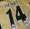 Picture of Arsenal 01/02 Away Henry Long - Sleeve