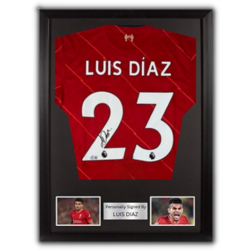 Picture of Luis Diaz signed & framed