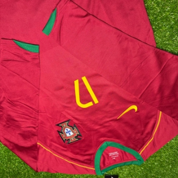 Picture of Portugal 2006 Home Ronaldo Long - Sleeve